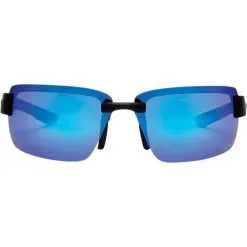 Stingray Mackerel Polarised Sunglasses Black With Blue Lens