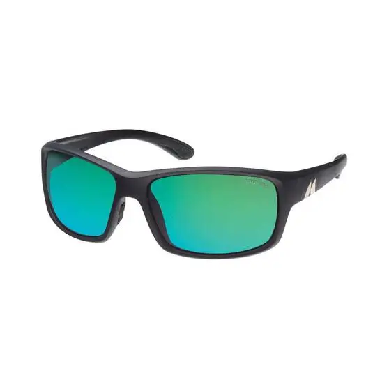 Mako Edge Men's Sunglasses Green Mirror 1 Mako Edge Men's Sunglasses Green Mirror