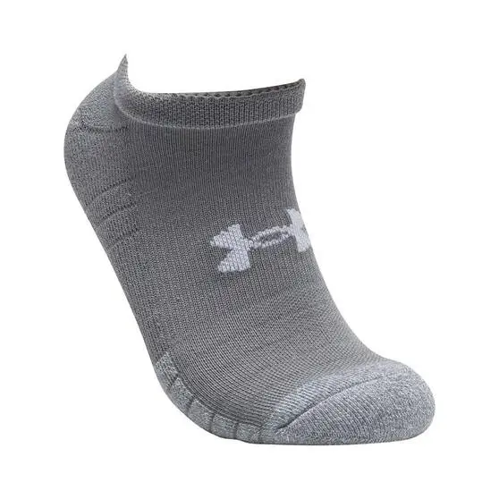 Under Armour Men's Heatgear No Show Socks 3pk 2 Under Armour Men's Heatgear No Show Socks 3pk - Image 2