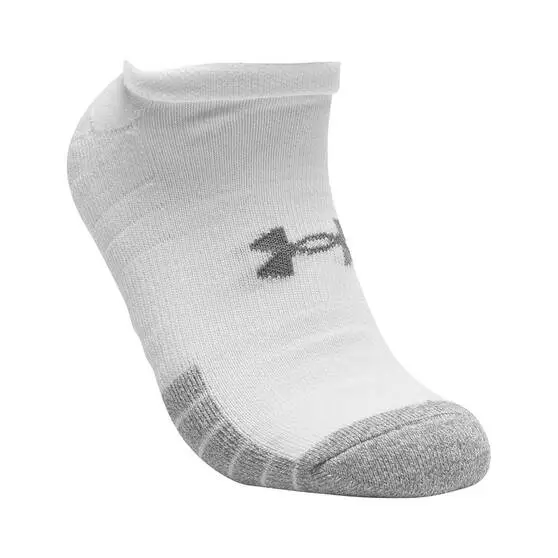 Under Armour Men's Heatgear No Show Socks 3pk 3 Under Armour Men's Heatgear No Show Socks 3pk - Image 3