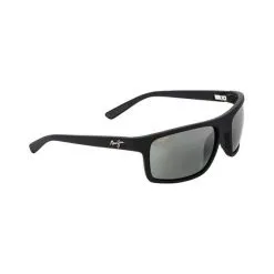 Maui Jim Men's Byron Bay Sunglasses Matte Black With Grey Lens