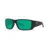 Costa Blackfin Pro Men's Sunglasses Black With Green Lens