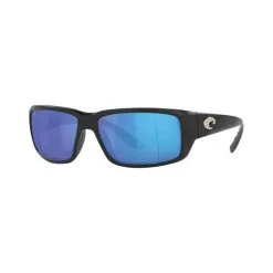 Costa Fantail Men's Sunglasses Black With Blue Lens