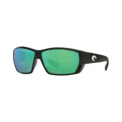 Costa Tuna Alley Men's Sunglasses Black With Green Lens