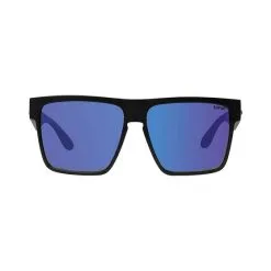 Liive Vision Liive Men’s Matt Scholz Greed Mirror Polarised Float Sunglasses Matt Black With Blue Lens