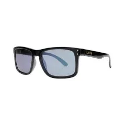 Liive Vision Liive X Matt Scholz Men’s Echo Photochromic Sunglasses Black With Blue Lens