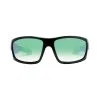 LXD Men’s Atlantic Mirror Polar Sunglasses Black With Green Lens