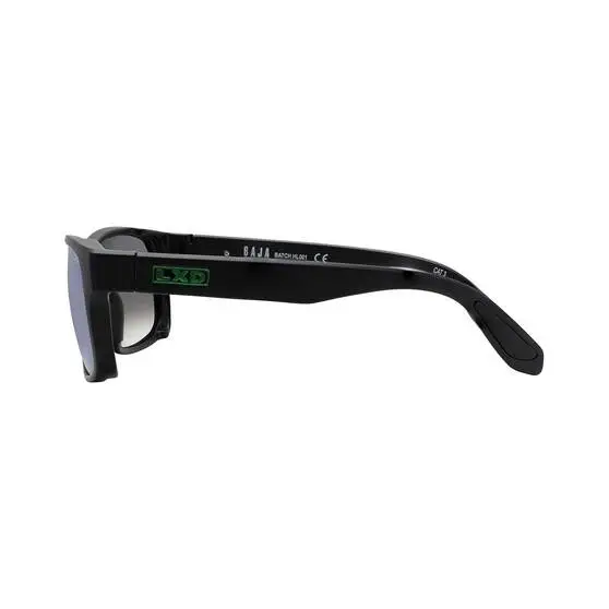 LXD Men’s Baja Mirror Polar Sunglasses Matt Black With Green Lens 2 LXD Men’s Baja Mirror Polar Sunglasses Matt Black With Green Lens - Image 2