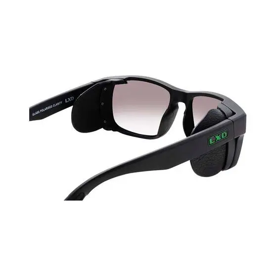 LXD Men’s Baja Mirror Polar Sunglasses Matt Black With Green Lens 9 LXD Men’s Baja Mirror Polar Sunglasses Matt Black With Green Lens - Image 9