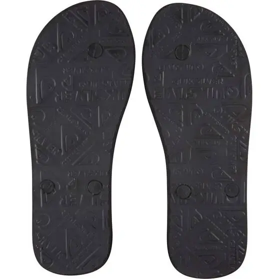 Quiksilver Men’s Molokai Wordblock Thongs 4 Quiksilver Men’s Molokai Wordblock Thongs - Image 4