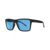 Liive Vision Liive Men’s Matt Scholz X Division Sabotage Sunglasses Matt Black With Blue Lens