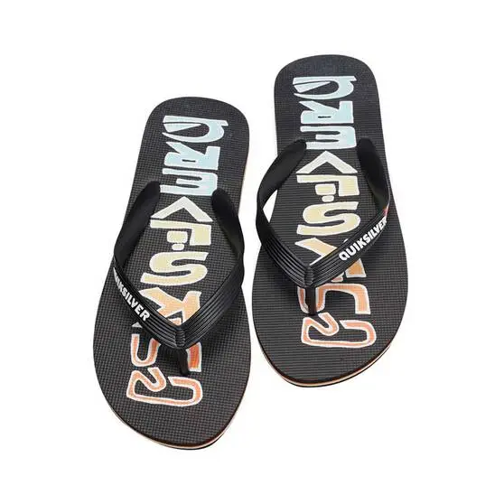 Quiksilver Men's Molokai Word Thongs 3 Quiksilver Men's Molokai Word Thongs - Image 3