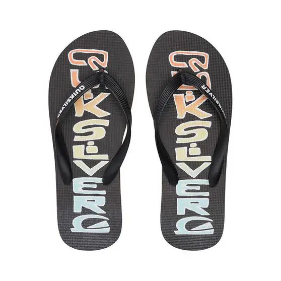 Quiksilver Men's Molokai Word Thongs 4 Quiksilver Men's Molokai Word Thongs - Image 4